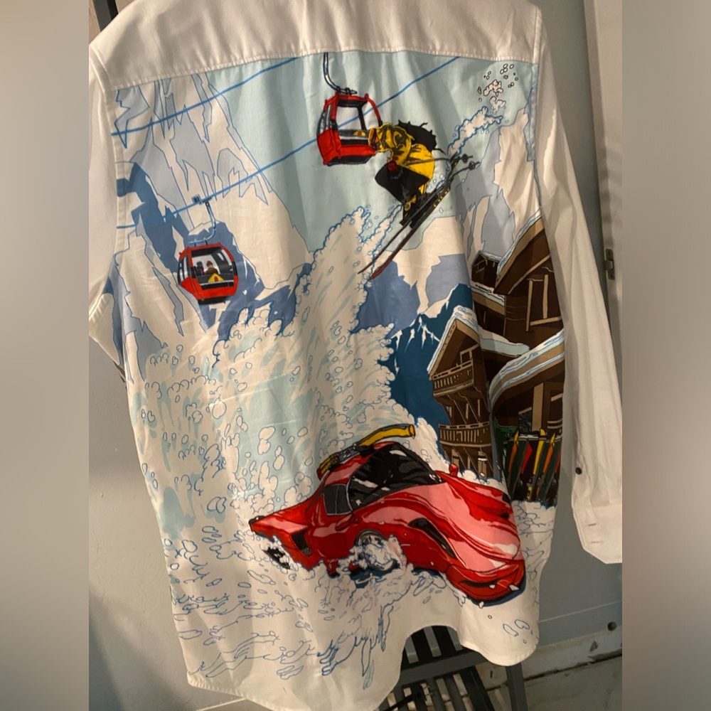 Stunning Robert Graham large dress shirt!